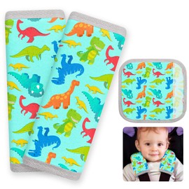 Seat Belt Cover Pad for Baby, Soft Seatbelt Cushion Covers for Kids 2Pcs Car Seat Strap Shoulder Pads for All Car Seats, Stroller, High Chair