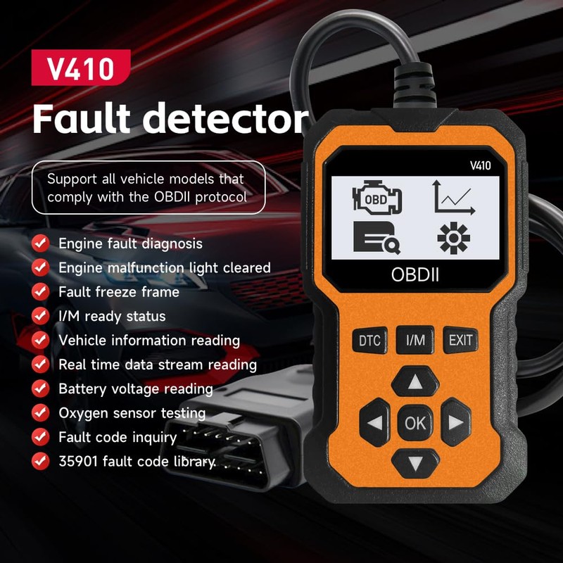 OBD2 Scanner V410 Car Diagnostic Tool – Auto Code Reader