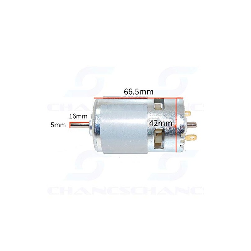 775 Gear Motor 12V/24V Kit de sierra circular DC Mini