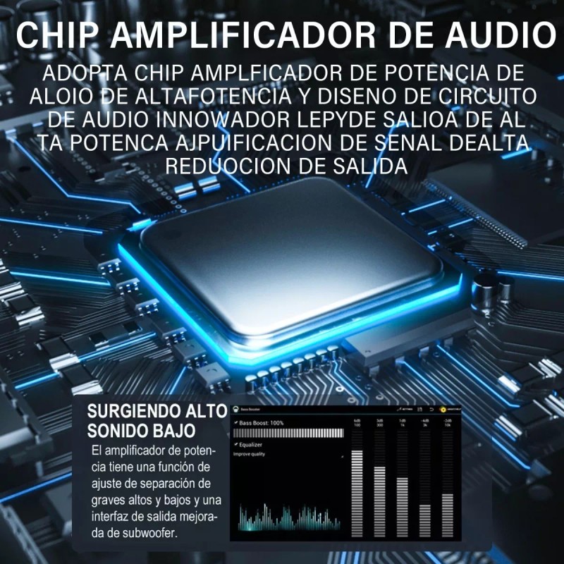 Gmdr Amplificador 2.1 Hifi Stereo Subwoofer Con Bluetooth/ Remoto