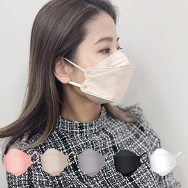 OHTE New Comfortable Mouth Space Mask, 3D Mask, Spunlace, Milky Beige, Regular Size, 30 Pieces, National Mask Industry Association, Kaken Test Certification (30 Sheets x 1 Box)