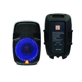 Mr. Dj PBX2159S 12" 2-Way Portable Pasive Speaker with LED Accent Lighting