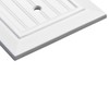 Franklin Brass Classic Beadboard Wall Plate, Pure White Single Switch
