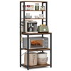 VASAGLE Coffee Bar, Baker’s Rack for Kitchen with Storage, 6-Tier