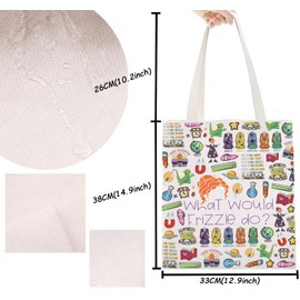 TSOTMO Magic Cartoon Merch Frizzle Gift Teacher Appreciation Gifts Science Gift Teacher Life Tote Bag for Teacher (Frizzle Tote)