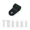 240 PCS R Type Cable Clips,Cable Cleats,P Clips (Black)
