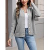 Ynhonra Women's Long Sleeve Front Button Y2k Cardigan Sweaters Crew