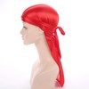 Fxhixiy Satin Silk Extra Long-Tail Durag Headwraps Pirate Cap Bandana