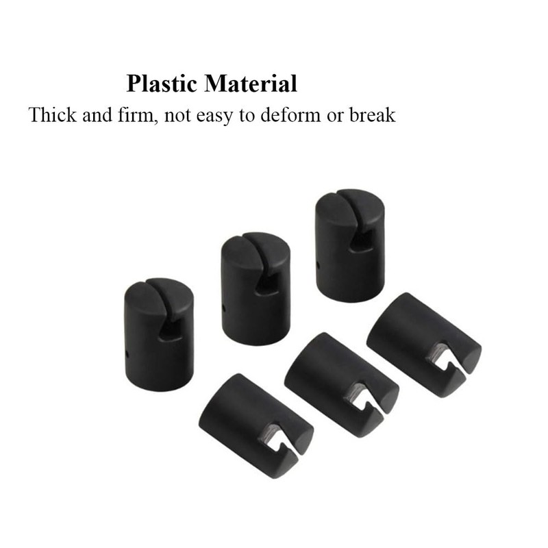 TopHomer 6PCS 1.26" Diameter Trampoline Enclosure Pole Caps Replacement for