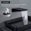 LCEVCGK Shower Faucet Set Complete Matte Black Shower System with