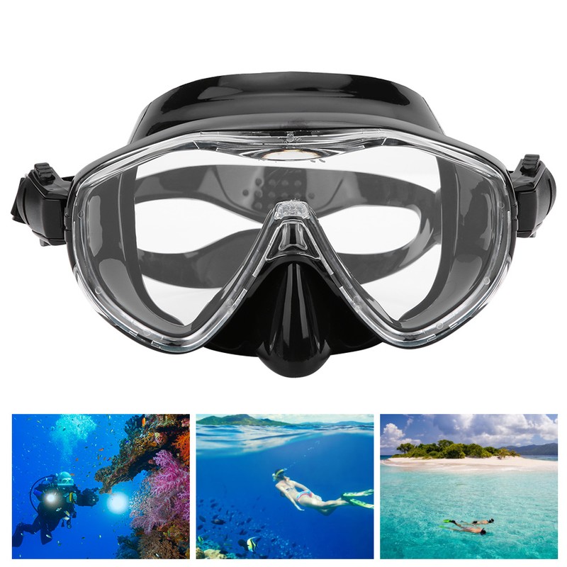 Adult Diving Goggles Face Shield Glasses Silicone Professional Snorkeling EquipmentsMK‑101