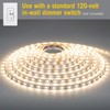 Armacost Lighting Home AC Dimmable Soft White LED Tape Light