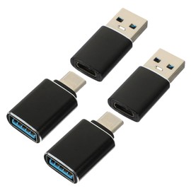 SEWACC 4pcs USB to USB C Adapter OTG Converter for Laptop Tablet and Phone Durable High Design Easy Connection for External Drives and Card Readers