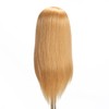 Hairginkgo Mannequin Head 20"-22" 100% Human Hair Manikin Head Hairdresser