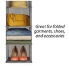 Whitmor 5 Section Closet Organizer - Hanging Shelves with Sturdy
