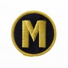 Mikasa Volleyball Mark 3-Piece Set (Supervision C M) Embroidery Gold
