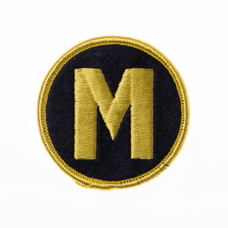 Mikasa Volleyball Mark 3-Piece Set (Supervision C M) Embroidery Gold