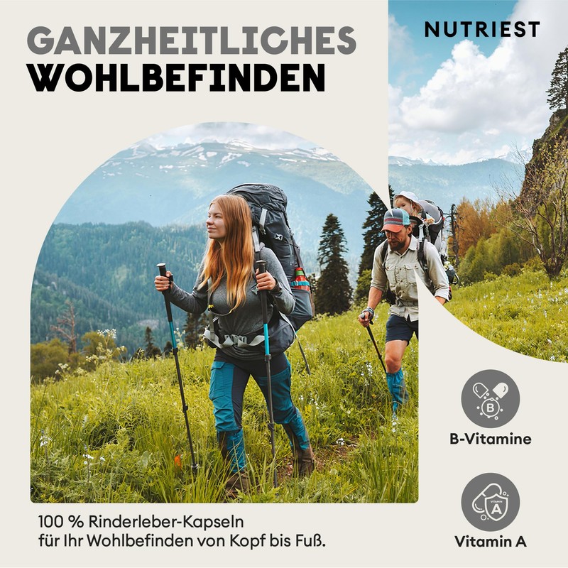 Nutriest Desiccated Beef Liver Extract - BIO Certified Grass Fed