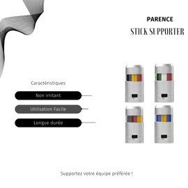 PARENCE. - Team Colours Makeup Stick - Sports Competition, Fancy Dress, Fans - Sweden