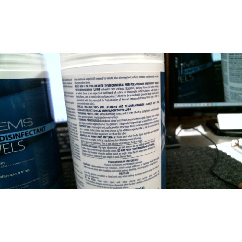 ZEP 3 Pack-Zep Cleaning Towels 650812, 7"x12" Wipe, Clean'ems NEW