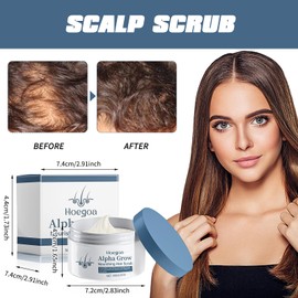 Scalp Scrub 100g Kopfhaut Peeling Kopfhautpeeling Hair Scrub Haarpeeling-Peeling für Die Kopfhaut Kopfhautpeeling für Aufbau Geeignet zur Reinigung und Pflege der Kopfhaut