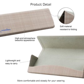 VisionGlobal Hard Shell Eyeglass Case for Eyeglasses and Sunglasses for Men/Women and Kids