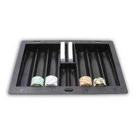DA VINCI Plastic Poker, Blackjack, or Other Casino Table Dealer Chip Tray
