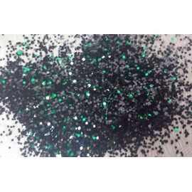 Vintage Paint Black Jade 0.015 Square Metal Flake - 3 Ounce