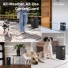 PREMJIN Dog Poop Trash Can Outside with Poop Scooper for