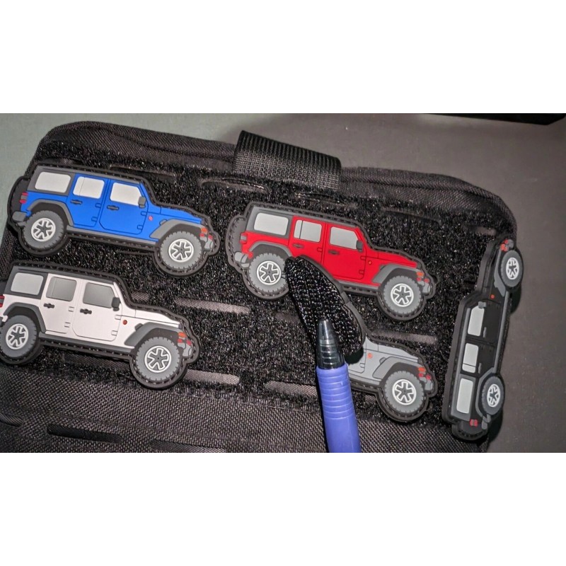 Unbranded Jeep Wrangler JL 4 Door PVC Rubber Patch Hook