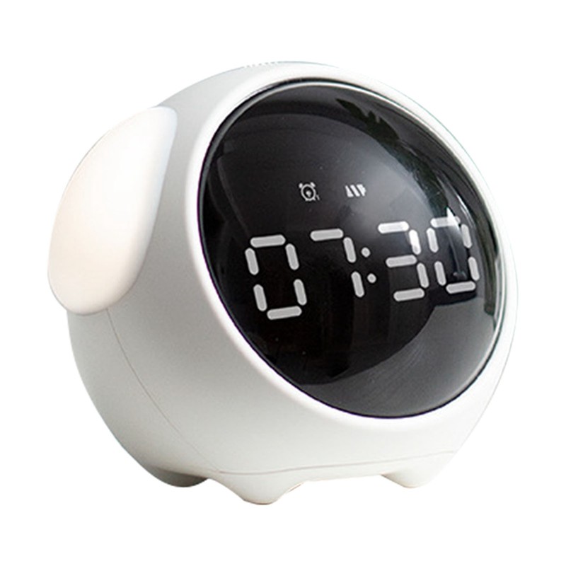 Expression Clock Cute Dog Shape Multifunctional LED Digital Alarm Clock