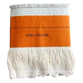 Kerosene Stove Wick Smokeless, Fiberglass Round Cotton Petroleum Heater Wick, 95xt2.5x180MM Kerosene Heater Replacement Wick (2/Pack)