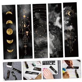 TEHAUX 10pcs Calming Sensory Stickers for Phone Back Textured Decorative Strips Bohemian Design Peva Material for Easy Installation Tactile Experience