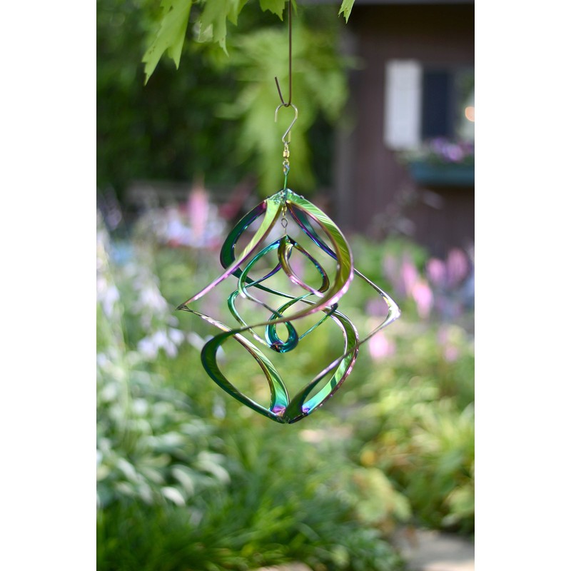 Red Carpet Studios 31065 Hanging Cosmix Wind Spinner, Double Helix,