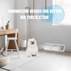 Yaocom 1 Pcs 15 Inch Floor Baseboard Diffuser (Duct Opening