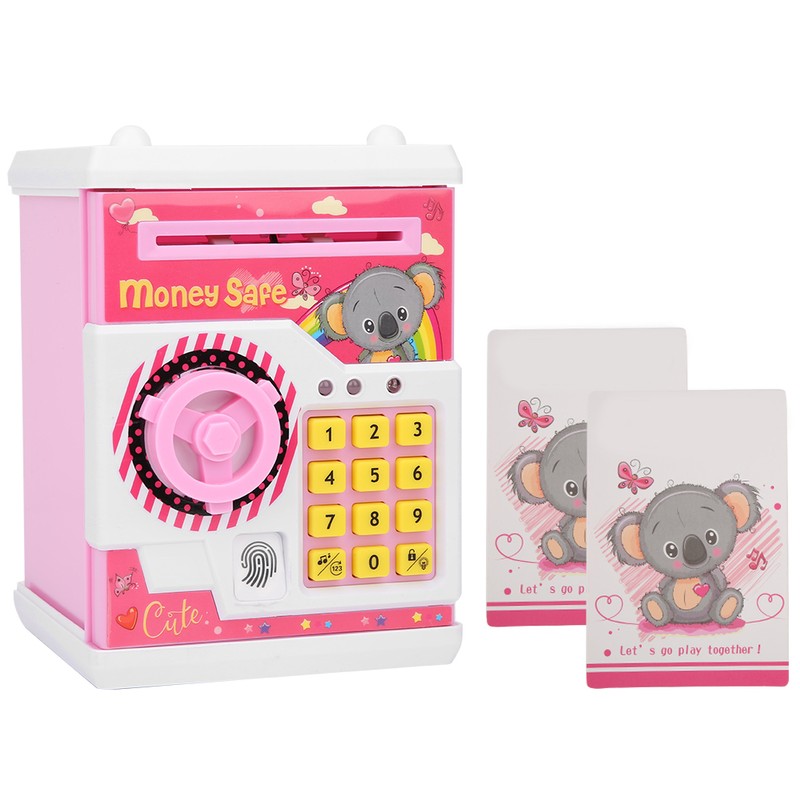 Money Box Cute Cartoon Children Kid Auto Scroll Paper Electronic