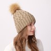 Warm Heating Knitted Hat Electric Soft USB Rechargeable Warming Hat