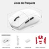 TERPORT S800-Pro Mouse Gamer Inalámbrico 4KHz BT/2.4G/Cableado, Últra Ligero de