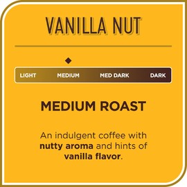Don Francisco's Vanilla Nut Medium Roast Coffee - 100 K Cups for Keurig Brewers - Flavored 100% Arabica Single-Serve Pods - Recyclable through TerraCycle