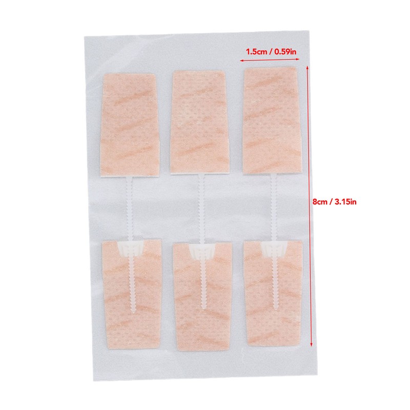 3 Pcs Wound Closure Strip Stitchless Self Adhesive Non Woven
