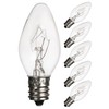 OHLGT Salt Lamp Light Bulbs 15 Watt 6 Pack, Himalayan
