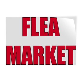 Wall Stickers Design 12"x8" Decal Stickers Flea Market Outdoor Advertising Printing J Vinyl Store Sign Label