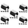 OSALADI 30pcs U-Shaped Chair Leg Floor Protectors Felt Pads Anti-Slip