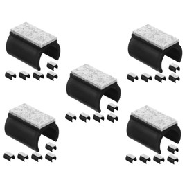 OSALADI 30pcs U-Shaped Chair Leg Floor Protectors Felt Pads Anti-Slip Furniture Glides for Sled Chairs Durable and Scratch-Resistant for Hardwood Floors