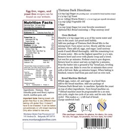 Montana Gluten Free Dark Bread Mix - 4 Pack