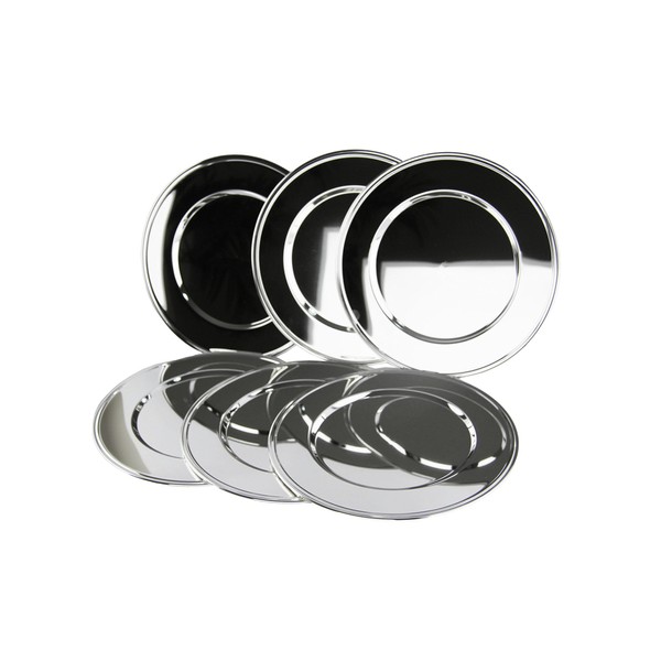 Sweet England 6 Piece English Wire Plate - Silver Plated of the Highest Quality