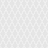 Windowpix 24 x 72 White Seamless Quatrefoil Design Frosted Window