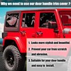 X AUTOHAUX 5pcs Car Door Handle Insert Decorative Strip Trim