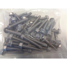 N/A MACHINE SCREW HEX WASHER HEAD LOT OF ( 50 ) 1 1/2" MARINE BOAT