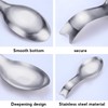 Large Stainless Steel Spoon Rest for Kitchen Counter - Rustproof